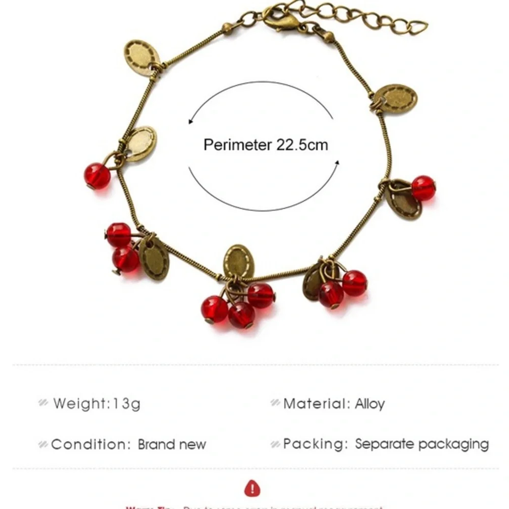 3/$30 ❤️ Cherry Bracelet - Picture 7 of 7